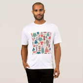 トレンディーファッションパタスタイリッシューン衣服図 Tシャツ (正面フル)