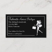 トレンディーファッションブティックアパレルストア 名刺 (正面)