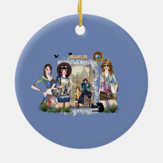 トレンディーファッションモデル&アントンピエック セラミックオーナメント (裏面)