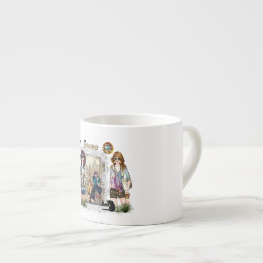 トレンディーファッションモデル エスプレッソカップ (正面右)