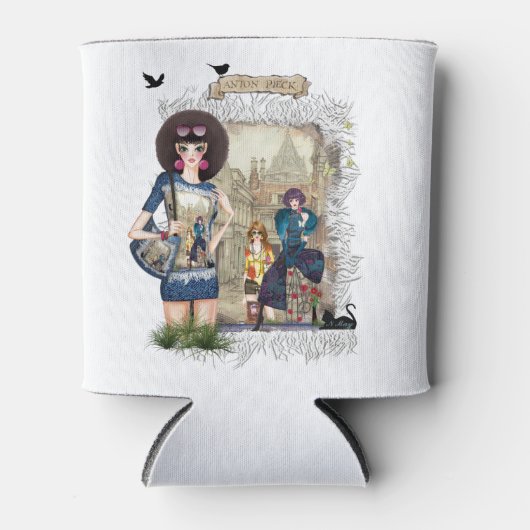 トレンディーファッションモデル 缶クーラー (正面)