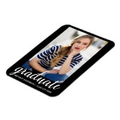 トレンディーファッション卒業写真の発表 マグネット (左側)