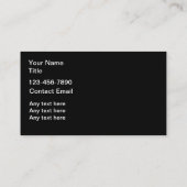 トレンディーファッション名刺 名刺 (裏面)