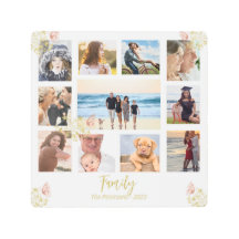 トレンディーファミリーフォトコラージュ