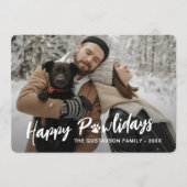 トレンディーファミリー写真（ペットポープリント付き） シーズンカード (正面)
