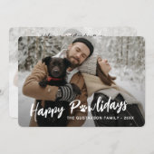 トレンディーファミリー写真（ペットポープリント付き） シーズンカード (正面/裏面)