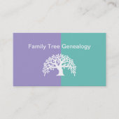 トレンディーファミリ系図学サービス 名刺 (正面)