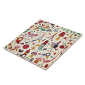 トレンディーファンキーレトロ鳥 タイル (側面)