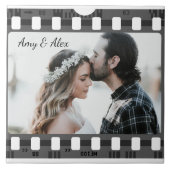 トレンディーフィルムリール映画パーソナライズされた写真枠 タイル (正面)