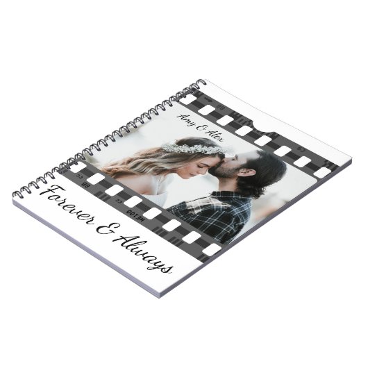 トレンディーフィルムリール映画パーソナライズされた写真枠 ノートブック (左側)