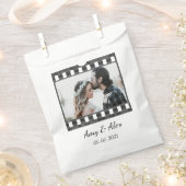 トレンディーフィルムリール映画パーソナライズされた写真枠 フェイバーバッグ (クリップ留めされた状態)