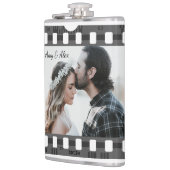 トレンディーフィルムリール映画パーソナライズされた写真枠 フラスク (左)