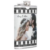 トレンディーフィルムリール映画パーソナライズされた写真枠 フラスク (右)