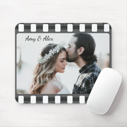トレンディーフィルムリール映画パーソナライズされた写真枠 マウスパッド (マウス)