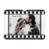 トレンディーフィルムリール映画パーソナライズされた写真枠 マグネット (横)