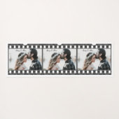 トレンディーフィルムリール映画パーソナライズされた写真枠 ヨガマット (裏面(横))