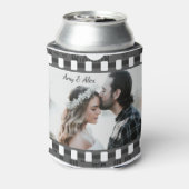 トレンディーフィルムリール映画パーソナライズされた写真枠 缶クーラー (缶裏面)