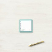 トレンディーフェイクスパイラル紙モノグラムポストイットノート ポストイット (デスク上)