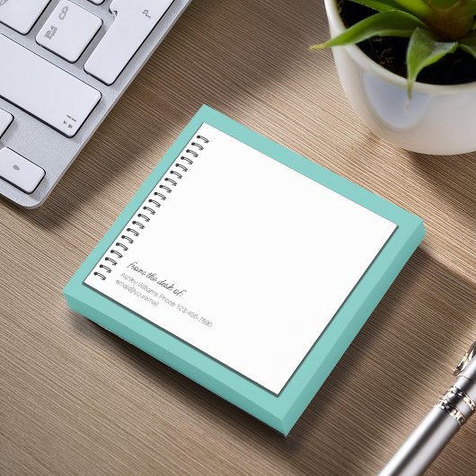 トレンディーフェイクスパイラル紙モノグラムポストイットノート ポストイット