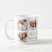 トレンディーフェイクバラ金ゴールドスクリプト |友だち最高のの写真 コーヒーマグカップ (左)