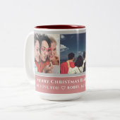 トレンディーフェイクバラ金ゴールドスクリプト |友だち最高のの写真 ツートーンマグカップ (正面左)