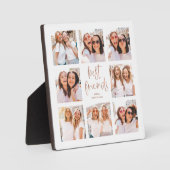 トレンディーフェイクバラ金ゴールドスクリプト |友だち最高のの写真 フォトプラーク (正面)