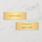 トレンディーフェイクモダンシンプルテンプレートエレガント スキニー名刺 (正面/裏面)