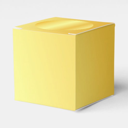 トレンディーフェイク金ゴールドメタリックエレガントルック フェイバーボックス (正面サイド)