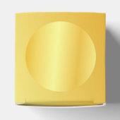 トレンディーフェイク金ゴールドメタリックエレガントルック フェイバーボックス (上部)