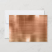 トレンディーフェイク銅ホワイトフローラブーケ結婚ス 出欠カード (裏面)