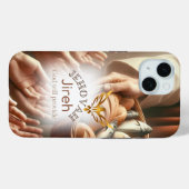 トレンディーフェイス イエス パン 魚 ゴールド 鳩 Case-Mate iPhoneケース (裏面 (横))