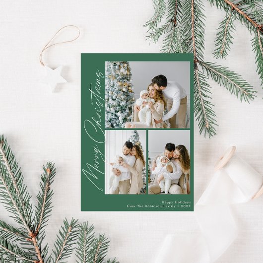 トレンディーフェスティバルスクリプトmerryクリスマス シーズンカード