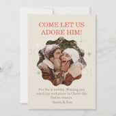 トレンディーフェスティバル信仰クリスマスグリーティング シーズンカード (正面)