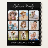 トレンディーフォトコラージュパーソナライズされた2023カレンダー プランナー手帳 (裏面)