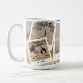 トレンディーフォトコラージュ「最高のパパエバー」 コーヒーマグカップ (左)