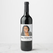 トレンディーフォトハッピーマザーズの日 ワインラベル (正面)