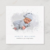 トレンディーフォトマス生まれたばかりのク写真家 スクエア名刺 (正面)