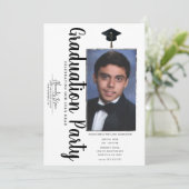 トレンディーフォト卒業パーティーお祝いBBQ 招待状 (スタンド正面)