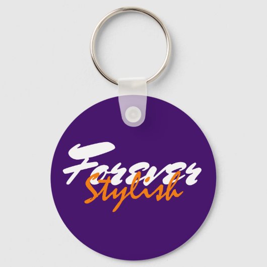 トレンディーフォーエバースタイリッシュキーチェーン キーホルダー (正面)