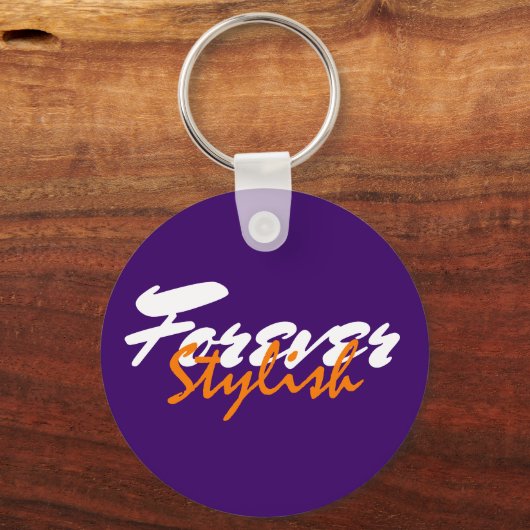 トレンディーフォーエバースタイリッシュキーチェーン キーホルダー (正面)