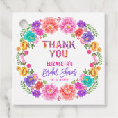 トレンディーフラワーフィエスタ メキシカン ブライズシャワー フェイバータグ (正面)