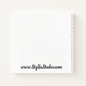 トレンディーフローラノート ノートブック (裏面)