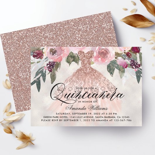 トレンディーフローラバラ金ゴールドゴーントキンセニェラ 招待状