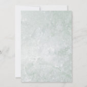 トレンディーフローラ薄紫開花ブライダルシャワー 招待状 (裏面)