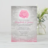 トレンディーフローラ軍隊迷彩柄結婚式招待状 招待状 (スタンド正面)