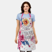 トレンディーフローラ高級ギフトコレクション エプロン (着用した状態)