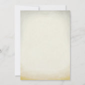 トレンディーフローラRedと金ゴールド結婚式招待状 招待状 (裏面)