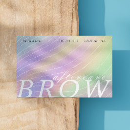 トレンディーフロー気に指示後ホログラム 名刺