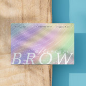 トレンディーフロー気に指示後ホログラム 名刺