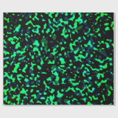 トレンディーブクールルシーグレンカモフラージパターン ラッピングペーパー (フラット)